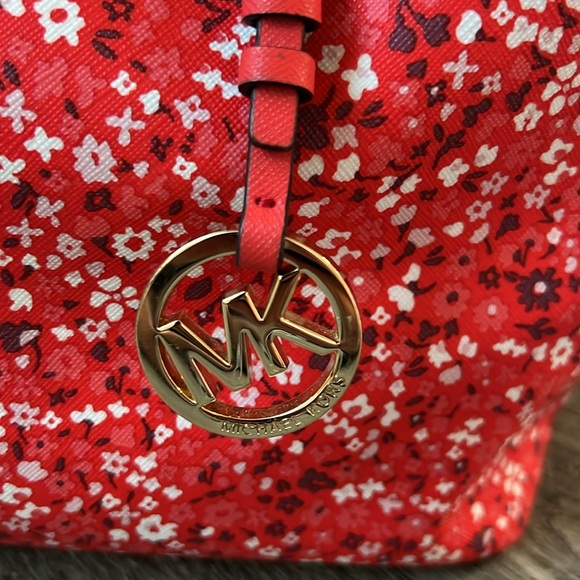 Michael Kors Floral Handbag - Picture 3 of 9